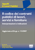 Il codice dei contratti pubblici ... 
